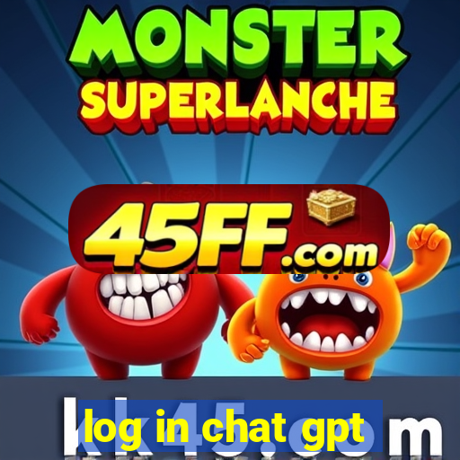 log in chat gpt